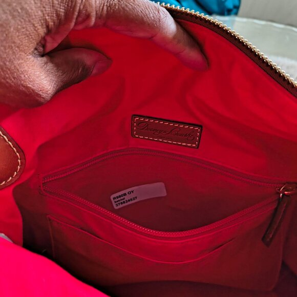 Dooney & Bourke Pebble Grain Satchel, Oyster - Picture 8 of 8